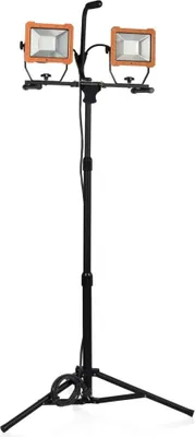 Produktbild von Smartwares FCL-80114 Innen- und Außenbereich LED-Arbeitsscheinwerfer, 60 W, LED, 2 Glühbirne(n), 6 kg, IP65, Schwarz, Gelb
