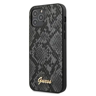 Produktbild von Guess Python Collection - Hülle für iPhone 12 Pro Max (Schwarz)