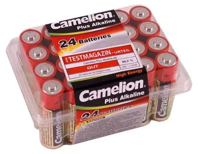 Produktbild von Camelion LR6-PB24, Einwegbatterie, AA, Alkali, 1,5 V, 24 Stück(e), 75 x 98 x 50 mm