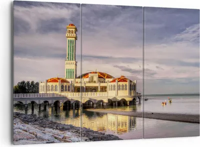 Produktbild von Bild auf Leinwand - Leinwandbild - Architektur asien gebäude kultur - 165x110cm - Wand Bild - Wanddeko - Leinwanddruck - Bilder - Kunstdruck - Leinwand bilder - Wandkunst - CE165x110-2119