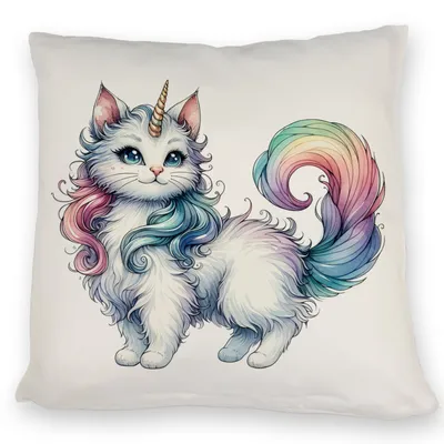 Produktbild von Einhorn-Katze Kissen