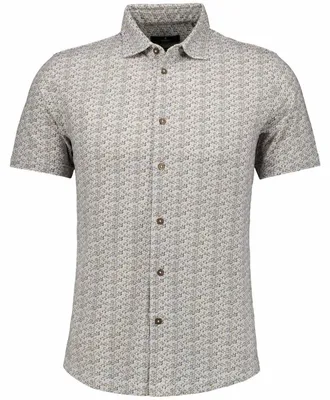 Ragman Hemd Alloverprint, Modern fit 5243598 in blau