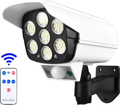 Obrázek produktu pro Verk 15976 Atrapa kamery LED COB solární, senzor pohybu, soumraku, dálkové ovládání
