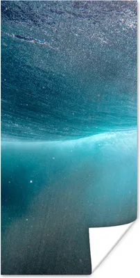 Produktbild von MuchoWow® Poster Meer - Sonne - Blau 60x120 cm - Wandschmuck