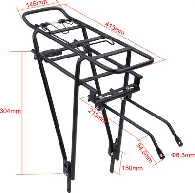 Produktbild von Bagażnik rowerowy PowerSmart dla BBF Ansmann Deep Entry 7-biegowy 700c