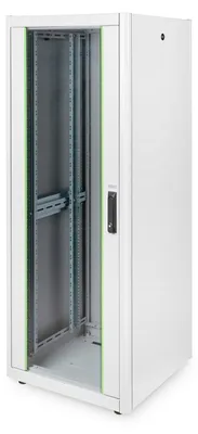 Produktbild von 483-mm-Netzwerkschrank, 32HE (hellgrau, 32 Höheneinheiten)