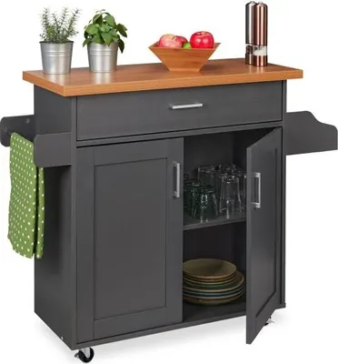 Immagine prodotto di Carrello da cucina con piano di lavoro