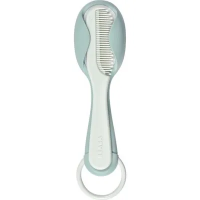 Image de Beaba brosse à cheveux et peigne pour bébé - vert bleu ; 920366