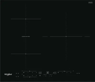 Image de Table de cuisson induction 60cm 3 feux 7200w noir - Whirlpool - WBB3760BF -