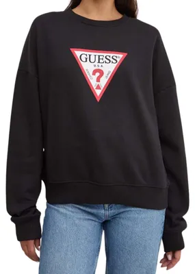 Immagine prodotto di Guess - Felpa da donna, logo NA383 (XXL) (Nero)