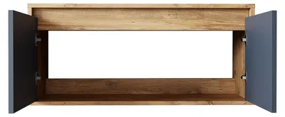 Produktbild von Roomart ATLANTIC-100 Badmöbel Unterschrank 100 cm breit, Anthrazit-Eiche