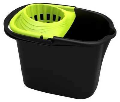 Image de Seau à franges avec égouttoir rectangulaire 16 litres