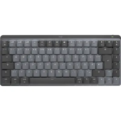Produktbild von Logitech MX Mini Mechanical for Mac, Kabellos, Bluetooth, Mechanischer Switch, QWERTZ, LED, Graphit,