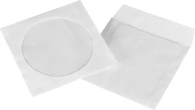 Produktbild von 1x100 Hama CD-ROM-Papierhüllen weiss 62672