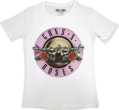 Produktbild von Guns N Roses - "Classic" T-Shirt für Damen RO10354 (L) (Weiß)