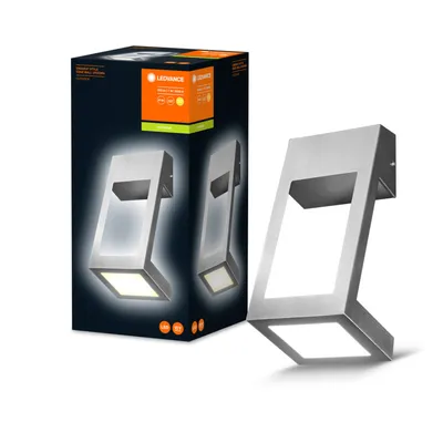 Produktbild von Ledvance LED Außen Wandlampe Deckenleuchte Endura Style Edge Edelstahl IP44 7W 360lm warmweiß 3000K Up/Down