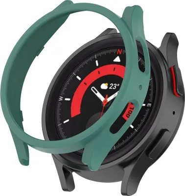 Produktbild von Schutzhülle Schutztasche für Samsung Galaxy Watch 5 Pro 45mm Case Cover Bumper Etuis Schale Tasche, Farbe:Cyan