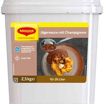 Immagine prodotto di Maggi® 5035814002 Maggi® Jäger Sauce & Champignons 2,5 kg