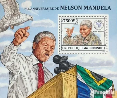 Produktbild von Briefmarken Burundi 2013 Mi Block 379 (kompl. Ausgabe) postfrisch Nelson Mandela