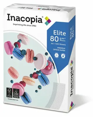 Produktbild von Inacopia Elite 80g/m² DIN-A4 weiß 500 Blatt