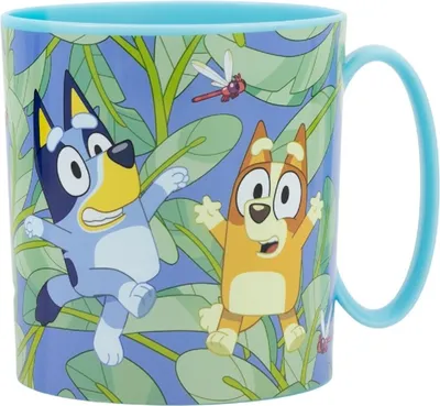 Imagen del producto de Taza de plástico Bluey, 390 ml, taza para niños