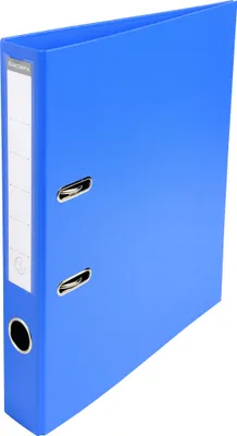 Produktbild von Exacompta 10x Ordner Prem'Touch PVC, Rücken 50mm, 32x29cm A4 Maxi, Blau, 53542E