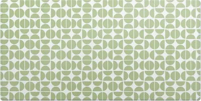 Obrázok produktu pre Geometrický Retro Vzor – Podložka na stôl – Kancelárska podložka na písací stôl – 100x50 cm – Veľká ochranná podložka – Pracovná podložka – Protišmyková podložka