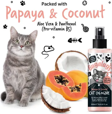 Produktbild von Bugalugs Katzenparfüm Papaya Kokosnuss Deo für Katzen