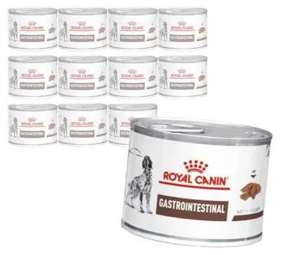 Zdjęcie produktu dla Royal Canin VHN Dog Gastrointestinal Loaf 12x200g Karma Mokra Pasztet Dla Psa Ograniczenie Zaburzeń Wchłaniania Jelitowego