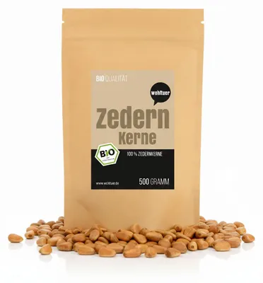 Produktbild von Wohltuer Zedernkerne aus Wildsammlung - 500g Beutel