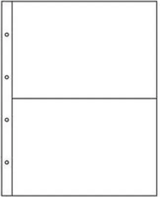 Produktbild von Kunststoffhüllen FOLIO, 2er Einteilung, glasklar