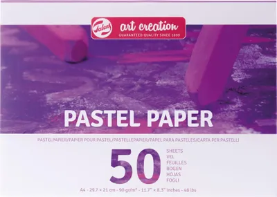 Produktbild von Talens Art Creation - Zählpapier Art Creation 50 weiße Blätter 90gr 297x210mm lila | 3 Stück