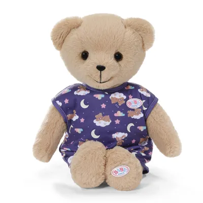 Produktbild von BABY born Teddy mit Schlafanzug, leuchtet im Dunkeln, passt auch 43cm Puppen