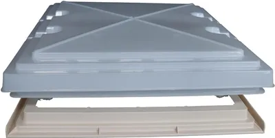 Produktbild von MPK Dachhaube Dachluke 40x40 cm ohne Rollo & Netz Beige