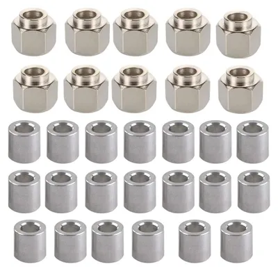 3D-Drucker Zubehör: 10 Exzenter- + 20 Isolationssäulen, 8 mm