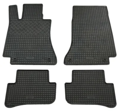 Gummifußmatten Set für Mercedes C-Klasse W205 / S205 (2/2014-), 4-teilig