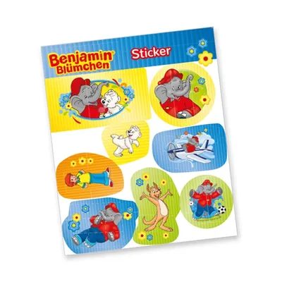 Produktbild von Benjamin Blümchen Sticker Bogen