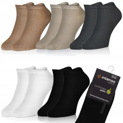 Produktbild von Intenso Herren Bambus Söckchen atmungsaktiv 5er Pack 44-46