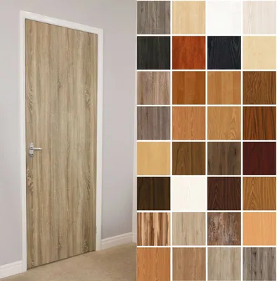 Produktbild von (10,00€/m²) d-c-fix® Türfolie Holzdekor Birke