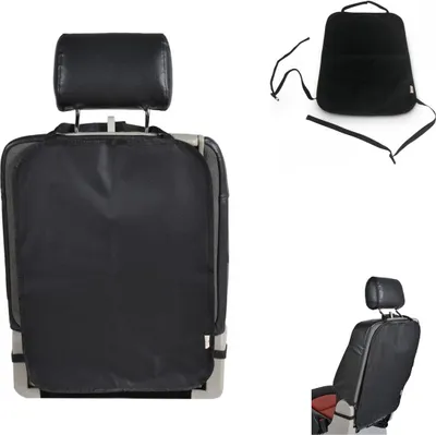 Produktbild von Cangaroo Autositzschutz Universalschutz, abwaschbar Polyester Rückenlehnenschutz schwarz
