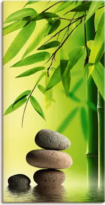 Produktbild von ARTland Leinwandbild Spa Stillleben Größe: 30x60 cm