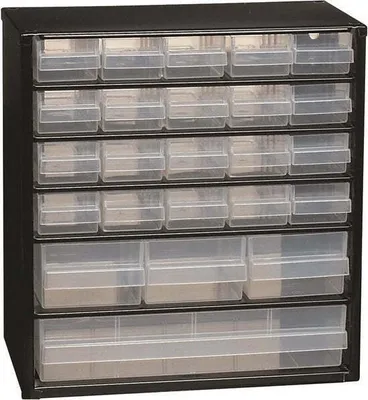 Produktbild von Raaco Metallkommode mit 24 Schubladen und 10 Fächern