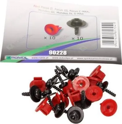Produktbild von ROMIX Befestigungselement Motorabdeckung 90228 motorseitig unten für FORD FOCUS III Turnier