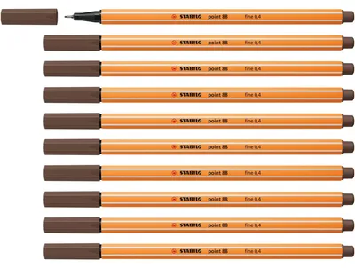 Zdjęcie produktu dla Stabilo point 88 flamaster ochra -10u-