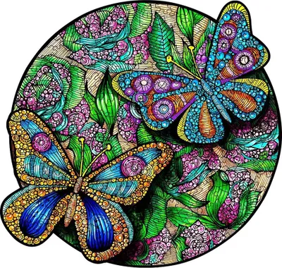 Immagine prodotto di Puzzle in legno SCHÖNE SCHMETTERLINGE L