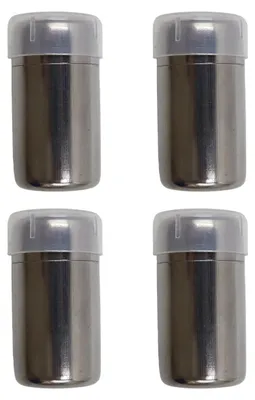 Edelstahl Salz- und Pfefferstreuer 4er Set mit Deckel
