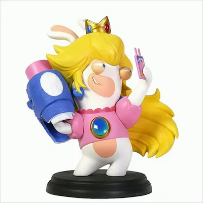 Immagine prodotto di Mario & Rabbids Kingdom Battle Figur Rabbid Peach (16,5 cm)