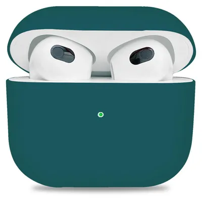 Obrázek produktu pro Silikonové pouzdro pro AirPods 3. generace, tmavě zelené