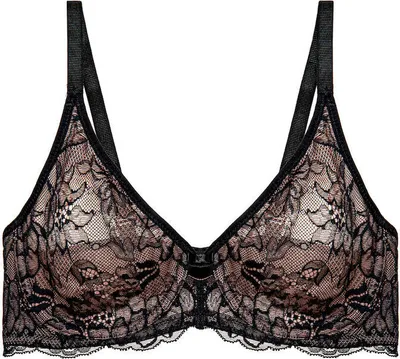 Obrázek produktu pro Triumph Amourette Charm, Černá, Kostice, Vzorovaný, Ženy, Záda, B