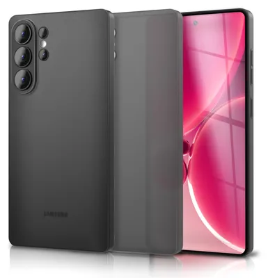 Produktbild von NALIA Ultra Slim Hardcase für Samsung Galaxy S26 Ultra – Matt & 0.3mm Dünn – Thin Cover & Kamera-Vollschutz – Marke aus Berlin –  Schwarz Transparent